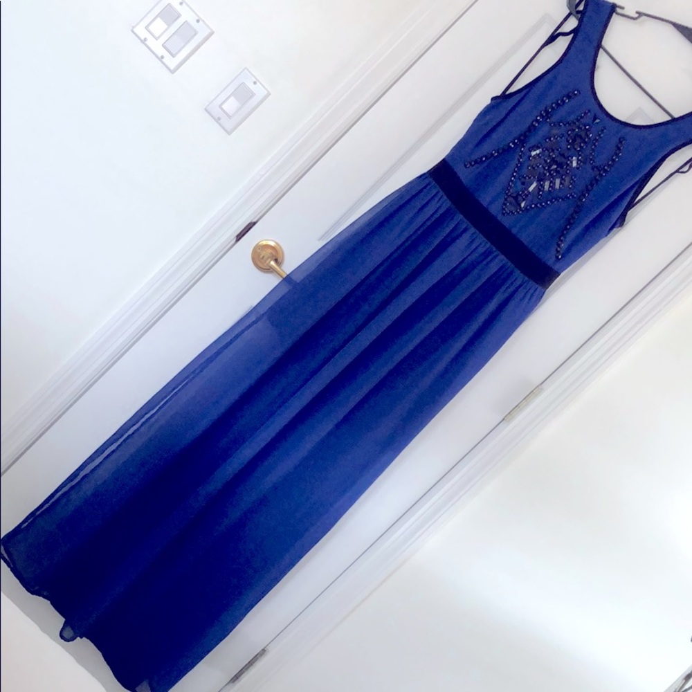 Strappy back maxi dress